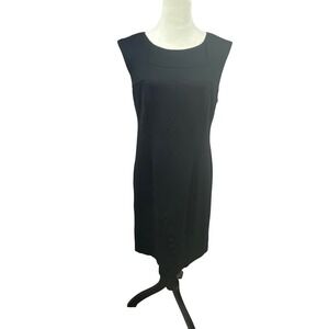 Chico's So Slimming Black Dress Sleeveless‎ Career Party Sheath Small
